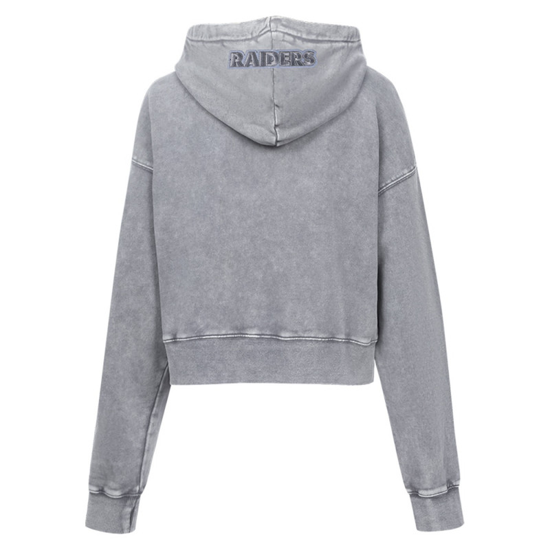 PRO STANDARD RAIDERS WOMENS VINTAGE CLASSIC ENZYME WASH HOODIE
