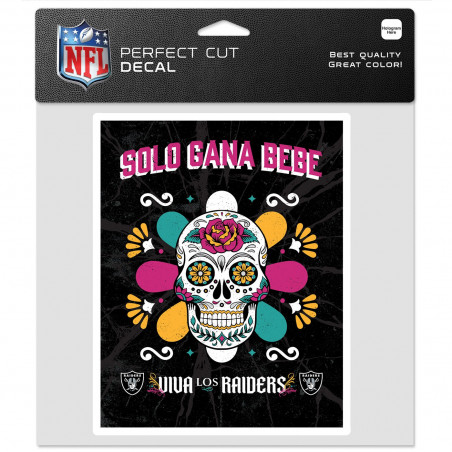 RAIDERS SOLO GANA BEBE 8X8 DECAL