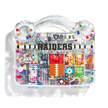 LAS VEGAS RAIDERS CUSTOM BRACELET BEAD KIT