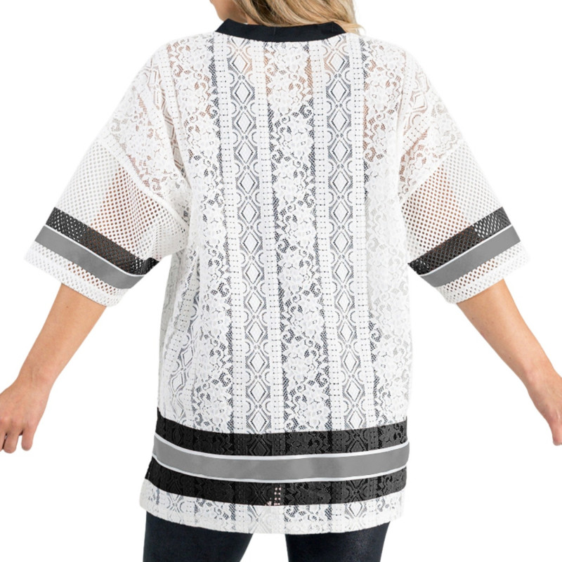 WOMENS RAIDERS HIGH NOTE LACE FASHION TOP