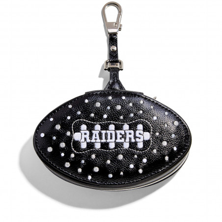 WEAR BY ERIN ANDREWS X BAUBLEBAR WOMENS RAIDERS FOOTBALL BAG CHARM