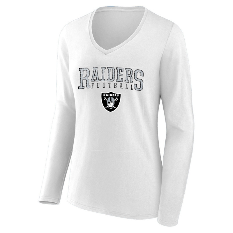 WOMENS RAIDERS PLUS V-NECK SWEATSHIRT