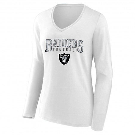 WOMENS RAIDERS PLUS V-NECK SWEATSHIRT