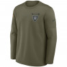 NIKE 2025 SALUTE TO SERVICE COACH LONG SLEEVE TOP