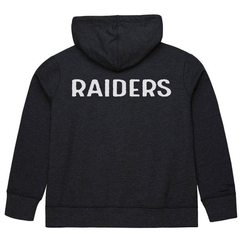 MITCHELL & NESS RAIDERS PLUS FULL ZIP HOODIE
