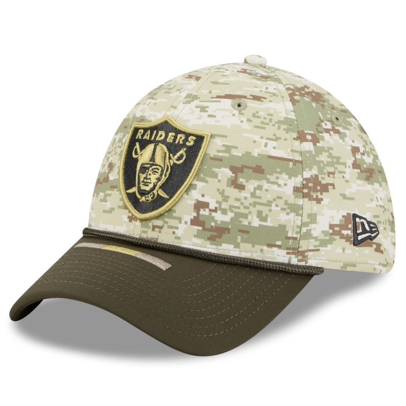 NEW ERA RAIDERS 39THIRTY 2025 SALUTE TO SERVICE CAP