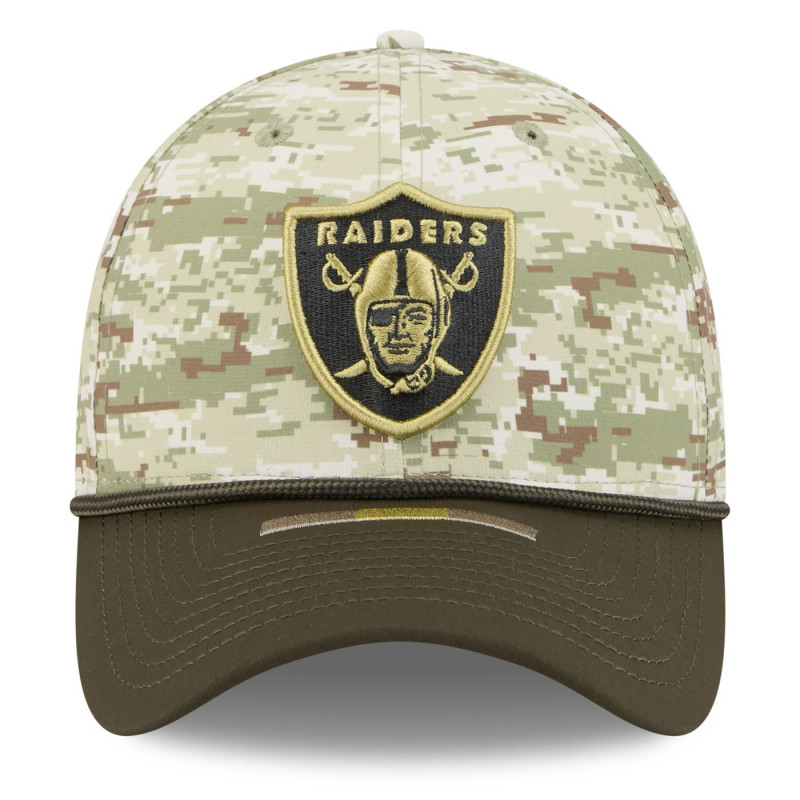 NEW ERA RAIDERS 39THIRTY 2025 SALUTE TO SERVICE CAP