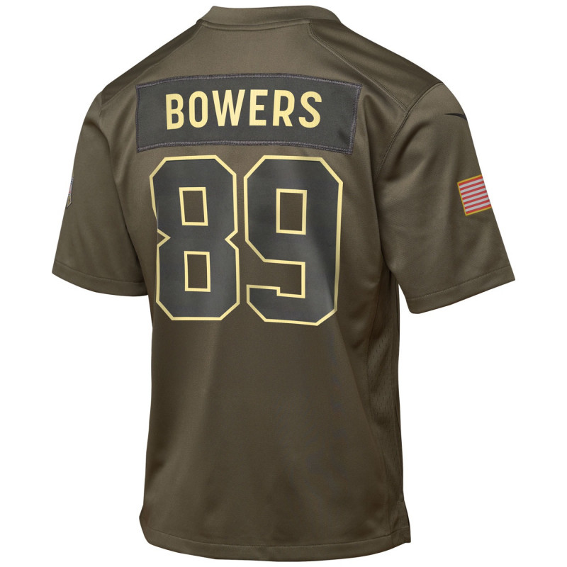 NIKE 2025 SALUTE TO SERVICE BROCK BOWERS YOUTH JERSEY