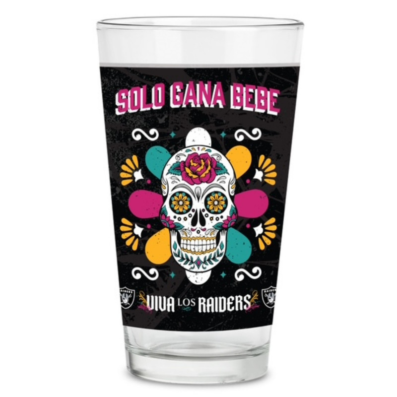 RAIDERS 16OZ SOLO GANA BEBE PINT GLASS