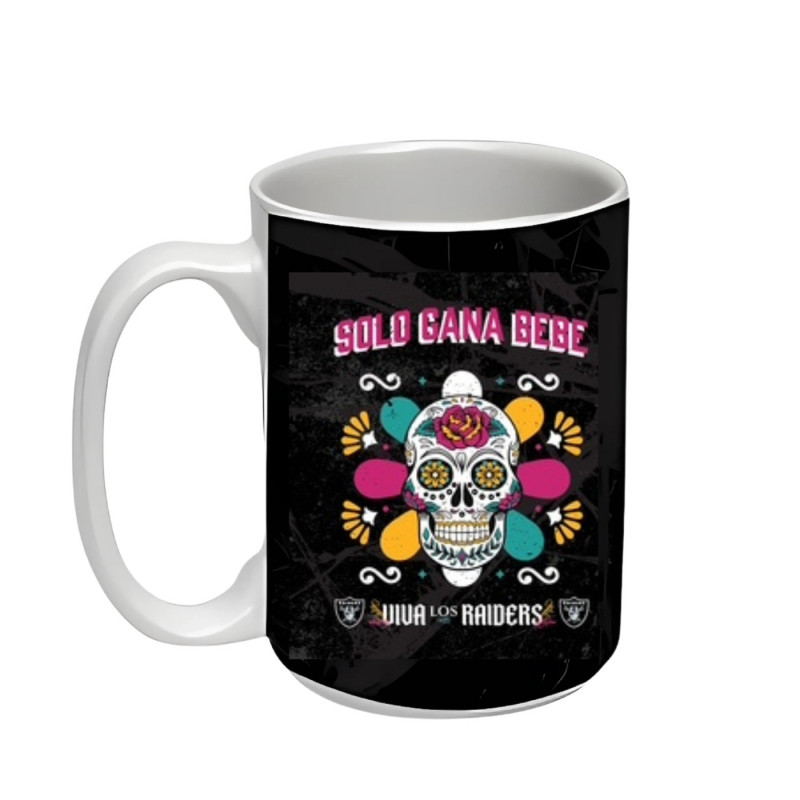 RAIDERS SOLO GANA BEBE 15OZ CERAMIC MUG