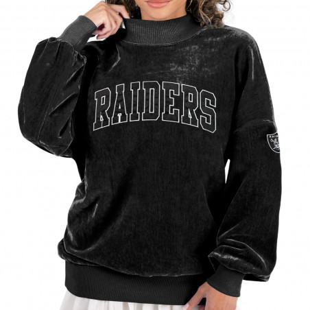 WOMENS RAIDERS MAKE A MOVE FUNNEL NECK PULLOVER
