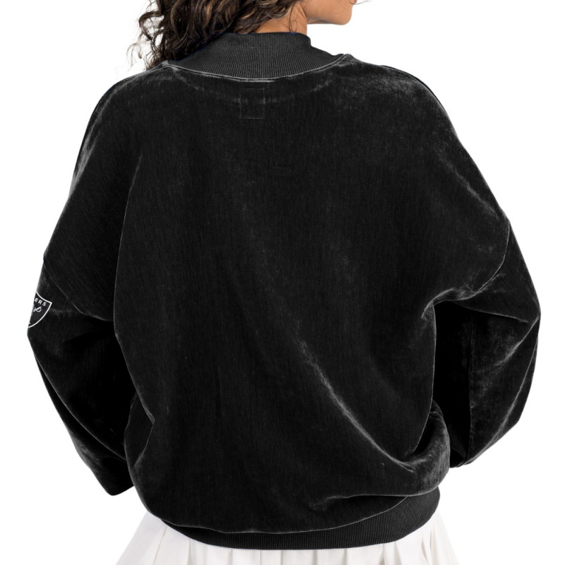 WOMENS RAIDERS MAKE A MOVE FUNNEL NECK PULLOVER