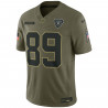 NIKE RAIDERS BROCK BOWERS 2025 SALUTE TO SERVICE JERSEY