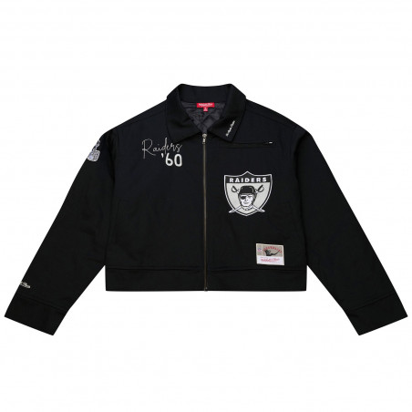 MITCHELL & NESS WOMENS LAS VEGAS RAIDERS MECHANIC JACKET