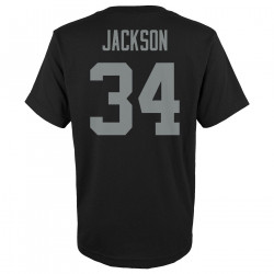 MITCHELL & NESS YOUTH RAIDERS BO JACKSON NAME AND NUMBER TEE
