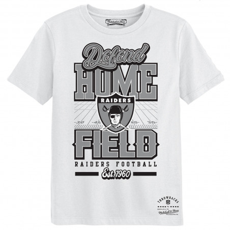 MITCHELL & NESS JUVENILE RAIDERS DEFEND HOME FIELD TEE