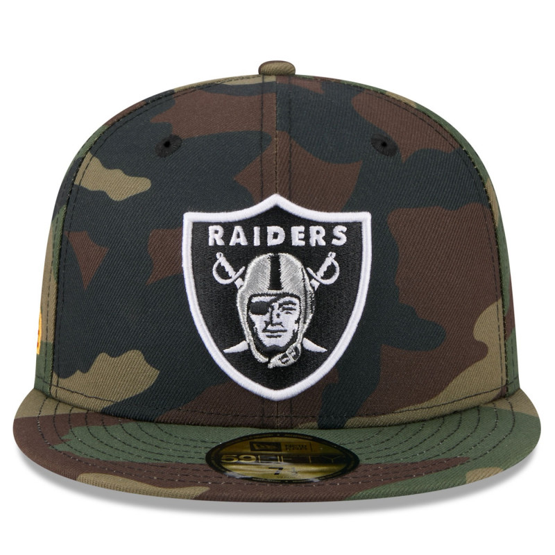 NEW ERA RAIDERS 59FIFTY CAMO FAN PACK CAP
