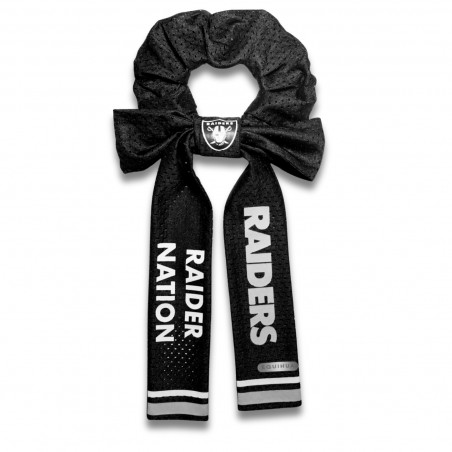 EQUIHUA WOMENS RAIDERS BOW SCRUNCHIE