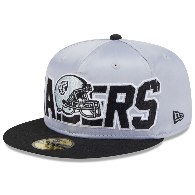 NEW ERA 59FIFTY RAIDERS SATIN HELMET CAP
