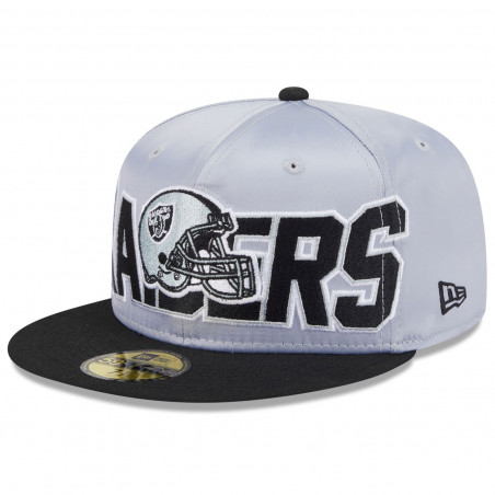 NEW ERA RAIDERS 59FIFTY SATIN HELMET CAP