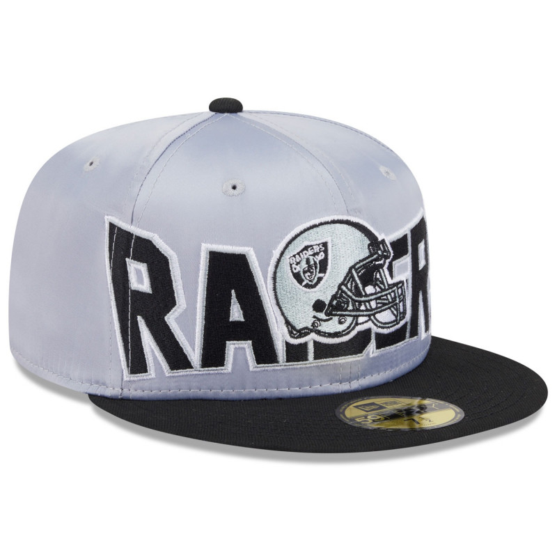 NEW ERA 59FIFTY RAIDERS SATIN HELMET CAP