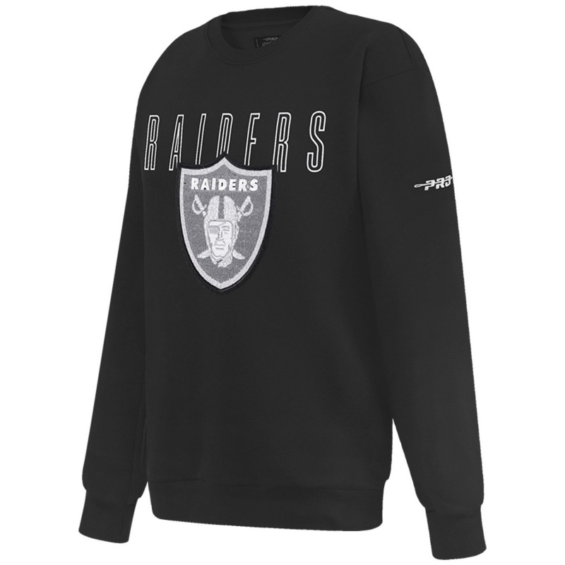 PRO STANDARD WOMENS RAIDERS SILVER CITY LIGHTS CREWNECK SWEATSHIRT