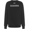 PRO STANDARD WOMENS RAIDERS SILVER CITY LIGHTS CREWNECK SWEATSHIRT