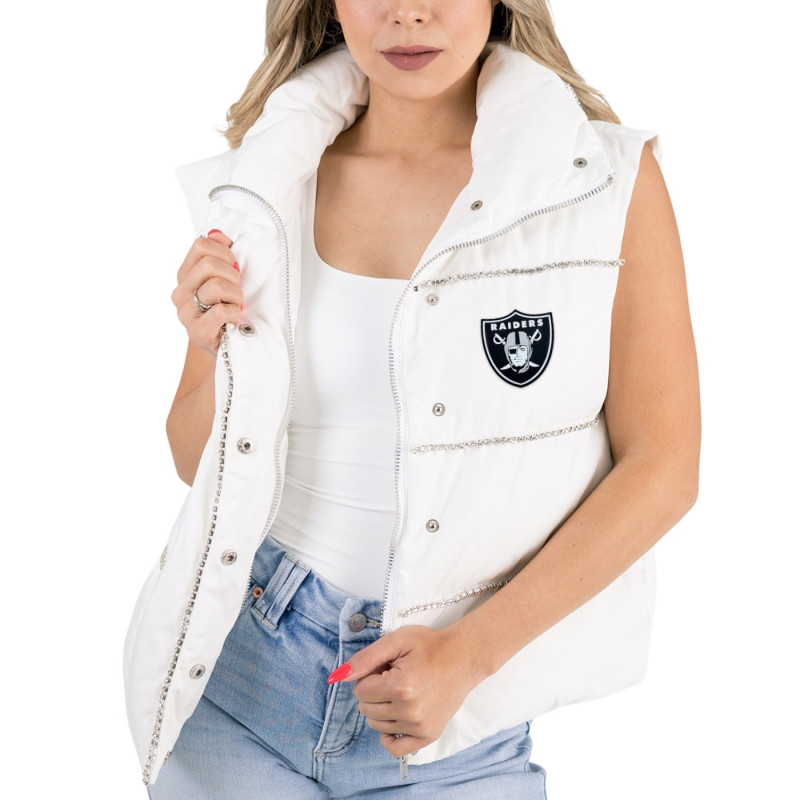 WOMENS RAIDERS MAKE IT SHINE WHITE VEST