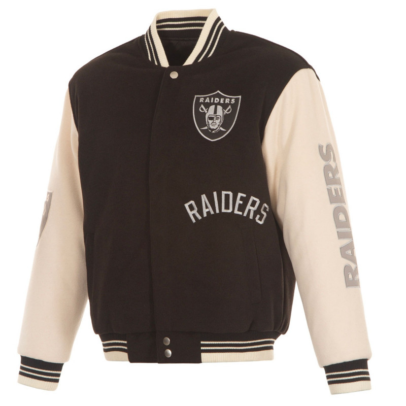 JH DESIGN REVERSIBLE WOOL BLEND JACKET