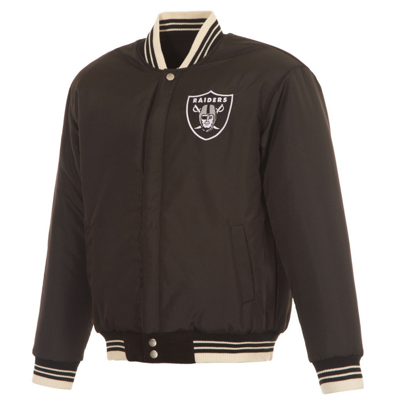 JH DESIGN REVERSIBLE WOOL BLEND JACKET