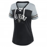 RAIDERS PLUS MESH LACE UP TOP