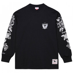 MITCHELL & NESS RAIDERS HAZY LONG SLEEVE TEE