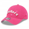 NEW ERA YOUTH 9TWENTY RAIDERS PINK CHEER CAP