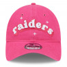 NEW ERA GIRLS YOUTH RAIDERS 9TWENTY PINK CHEER CAP