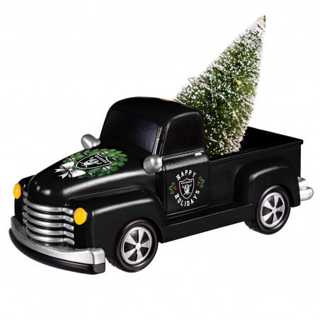 RAIDERS 9-INCH HOLIDAY RALLY TRUCK STATUE