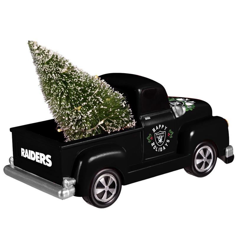 RAIDERS 9-INCH HOLIDAY RALLY TRUCK STATUE