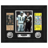 RAIDERS TOM FLORES AND JIM PLUNKETT SUPER BOWL TICKETS COIN PHOTO MINT
