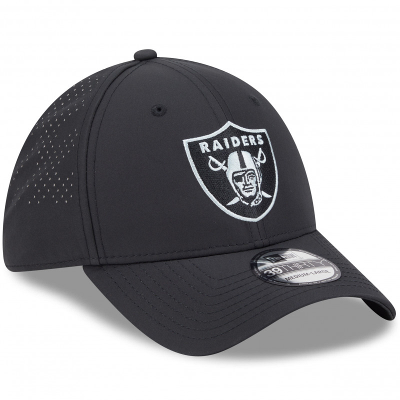 NEW ERA 39THIRTY RAIDERS SHIELD NIGHT CAP