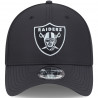 NEW ERA 39THIRTY RAIDERS SHIELD NIGHT CAP