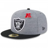 NEW ERA 59FIFTY RAIDERS AFC PIN CAP