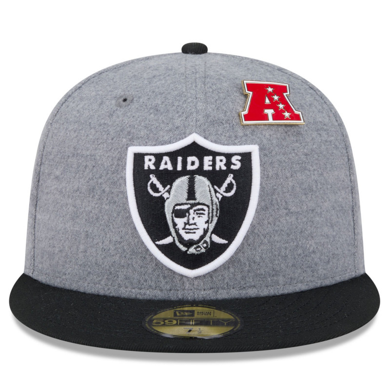 NEW ERA 59FIFTY RAIDERS AFC PIN CAP
