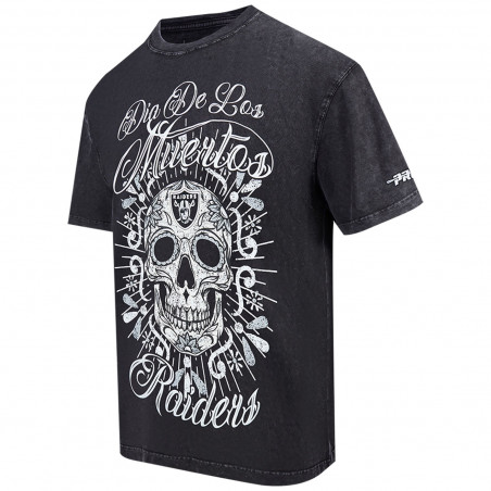 PRO STANDARD RAIDERS ETERNAL SKULL ENZYME WASH TEE