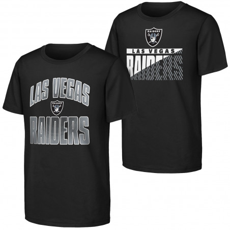 YOUTH LAS VEGAS RAIDERS NEVER QUIT 2-PACK TEE