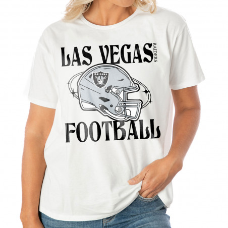 WOMENS LAS VEGAS RAIDERS VICTORIOUS VIXEN FLOWY TEE