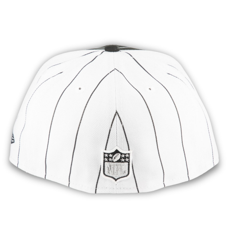 NEW ERA 59FIFTY RAIDERS PINSTRIPE CAP