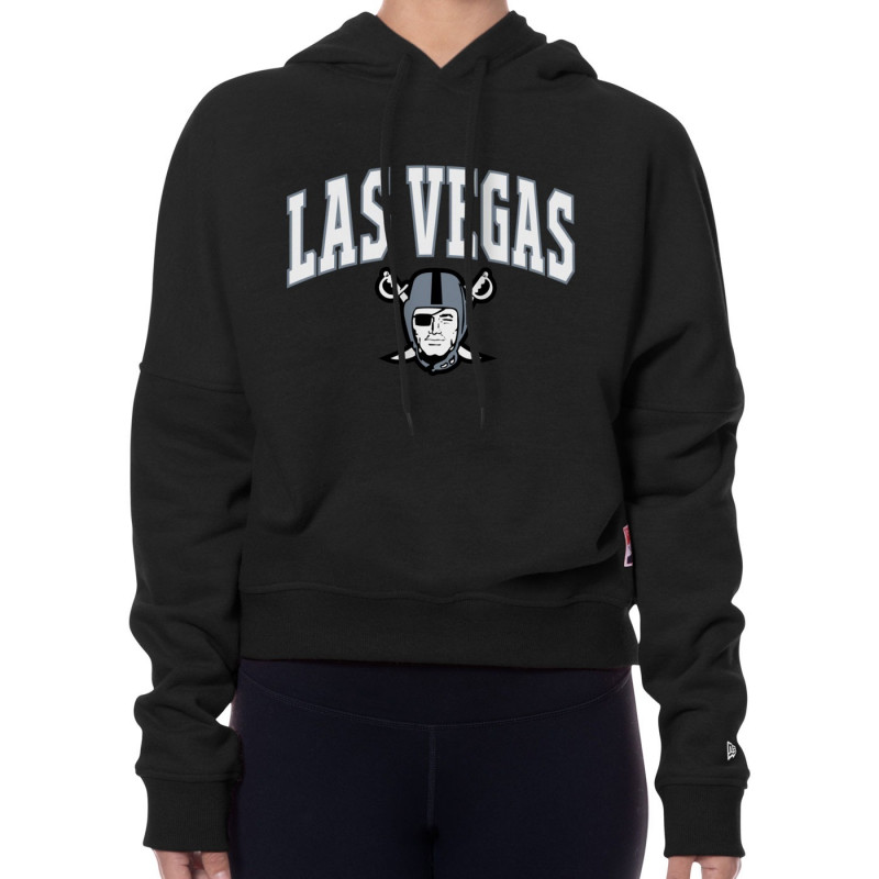 NEW ERA WOMENS LAS VEGAS RAIDERS THROWBACK HOODIE