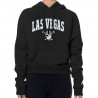 NEW ERA WOMENS LAS VEGAS RAIDERS THROWBACK HOODIE
