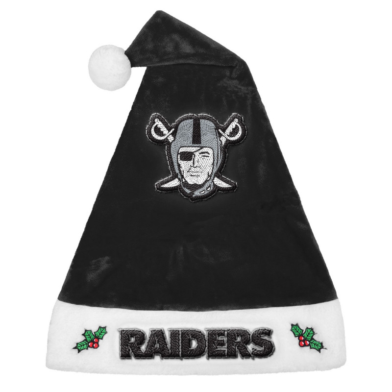 RAIDERS PIRATE SANTA HAT