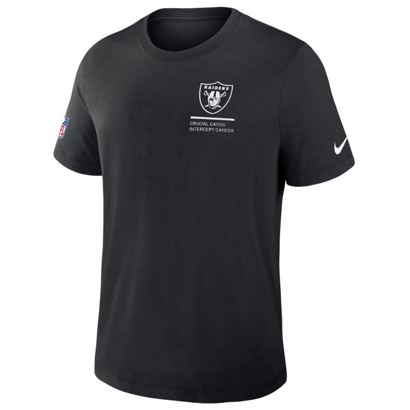 NIKE RAIDERS 2025 CRUCIAL CATCH TEE