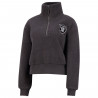 Icer Womens Raiders High Country Sherpa Quarter-Zip | Official Raiders Quarter-Zip Sale